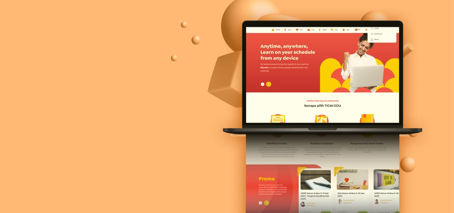 TICMIEDU is one of our startup clients in the capital market education